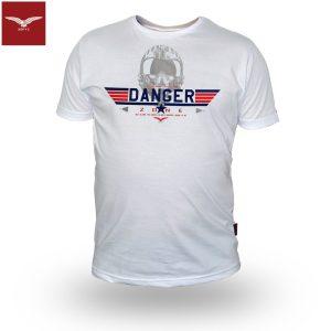 Majica HORUS DANGER ZONE - bela
