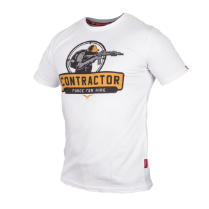 Majica HORUS Contractor - bela