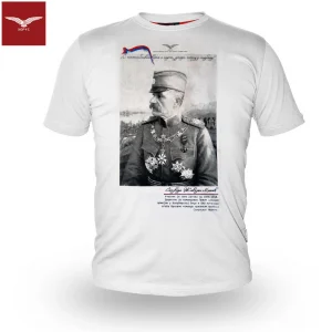 Majica HORUS Vojvoda Mišić - bela