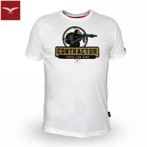 Majica HORUS Contractor - bela