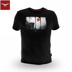 Majica HORUS Crveno Sunce - crna